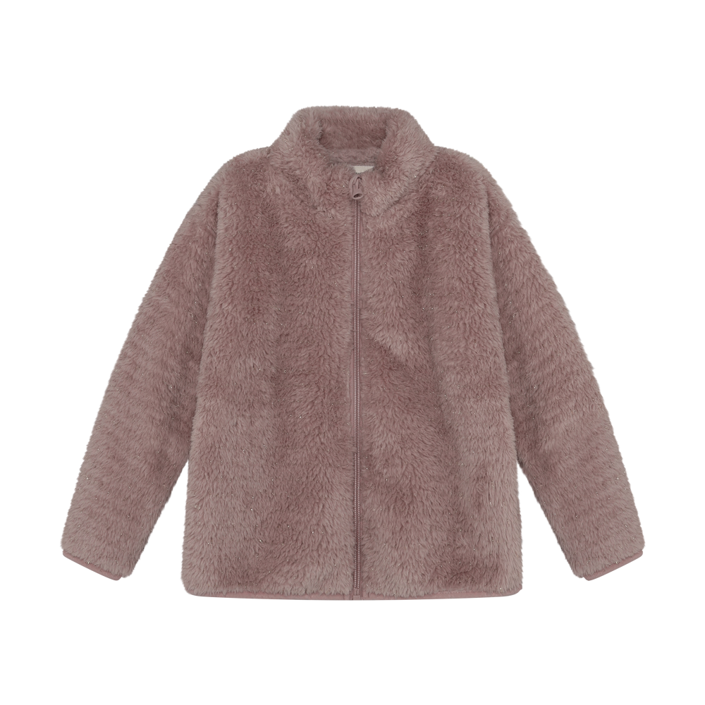 Minymo Teddy Jacket - Blush Glitter