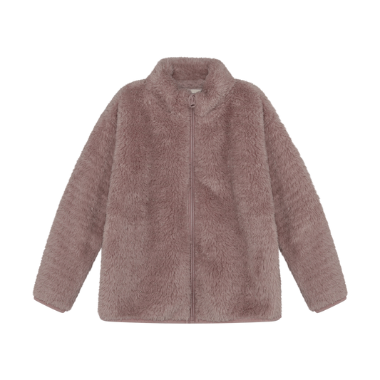 Minymo Teddy Jacket - Blush Glitter