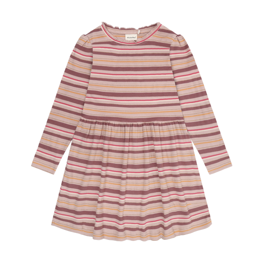 Minymo Dress - Cameo Rose Stripe (Extra40/Final Sale)
