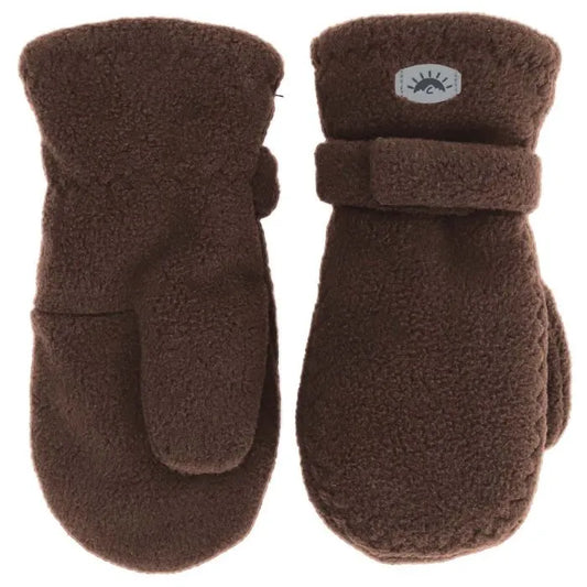 Calikids Fleece Mittens - Coffee