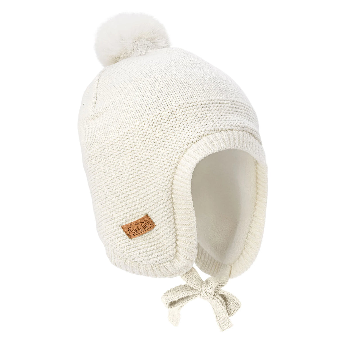 Jan & Jul Pom Pom Hat - Vanilla Cream