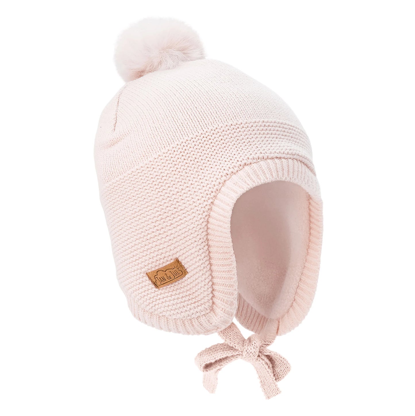 Jan & Jul Pom Pom Hat - Light Pink