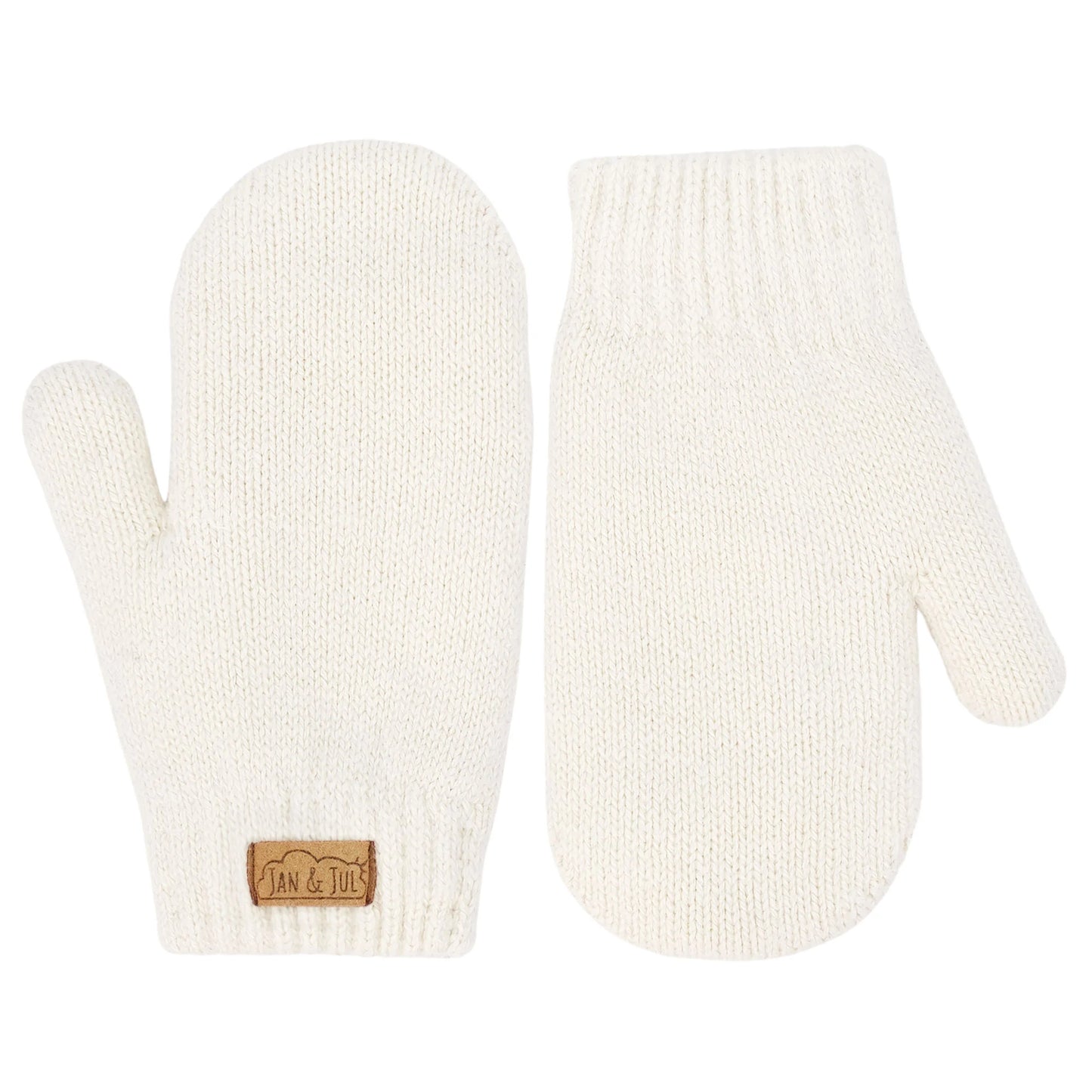 Knit Mittens - Vanilla Cream