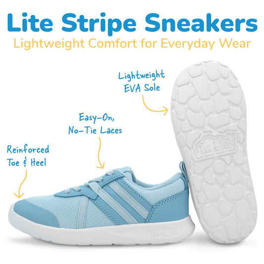 Lite Stripe Sneakers - Breezy Blue