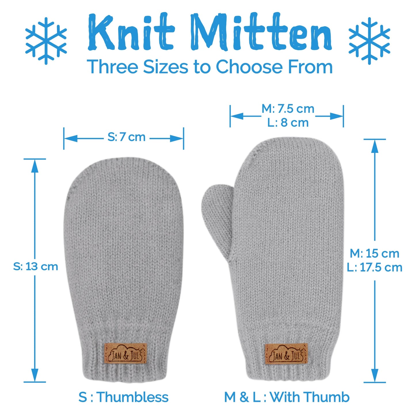 Knit Mittens - Dusty Pink