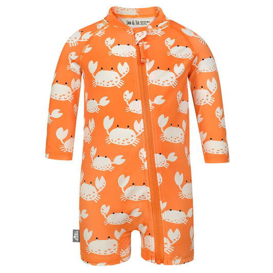 Jan & Jul UV Sunsuit - Crabby Crab