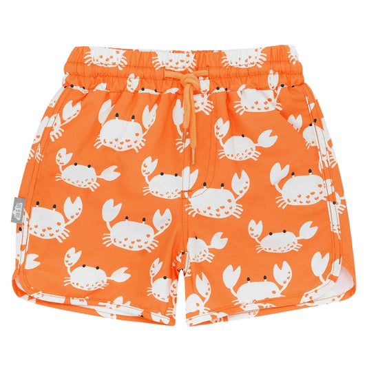 Jan & Jul UV Swim Shorts - Crabby Crab