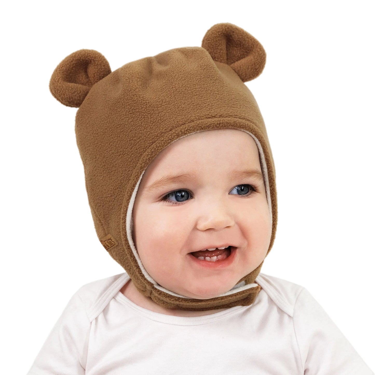 Jan & Jul Fleece Brown Bear Hat