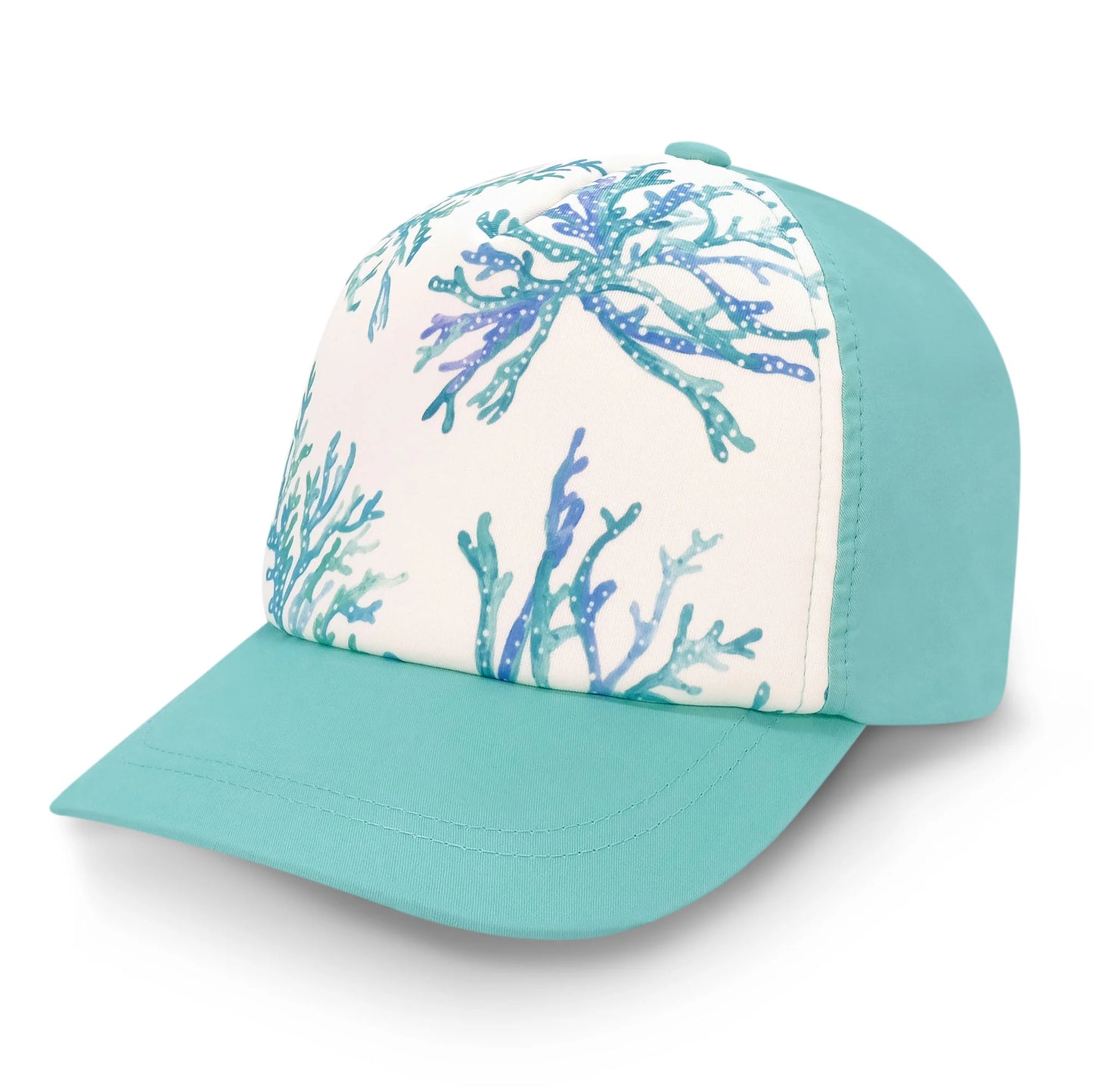 Jan & Jul Baseball Cap - Blue Coral