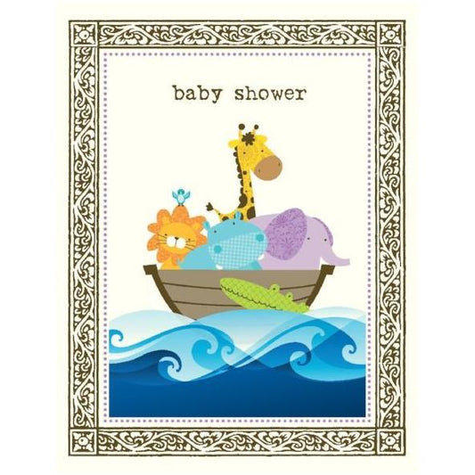 Yellow Bird Card - Ark Baby Shower (Final Sale)