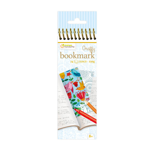 Graffy Mandala Flower Bookmarks