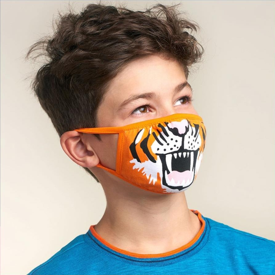 Little Blue House Kids Face Mask - Tiger (2-5 years)