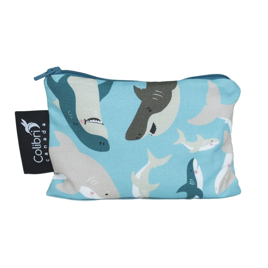 Sharks Colibri Reusable Snack Bag - Small