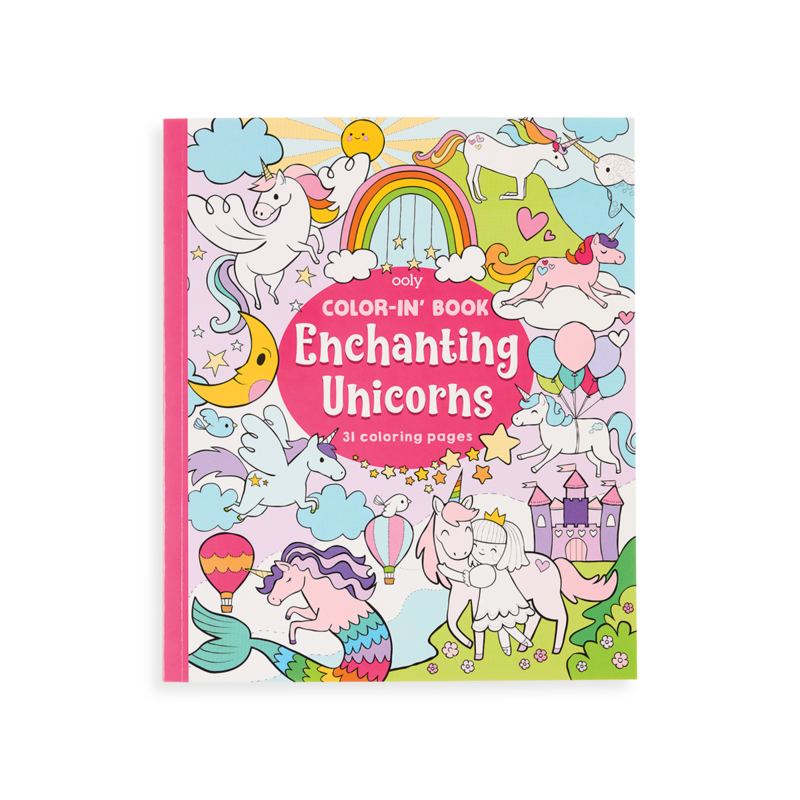 Ooly Coloring Book - Enchanting Unicorns