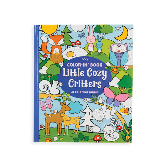 Ooly Coloring Book - Little Cozy Critters