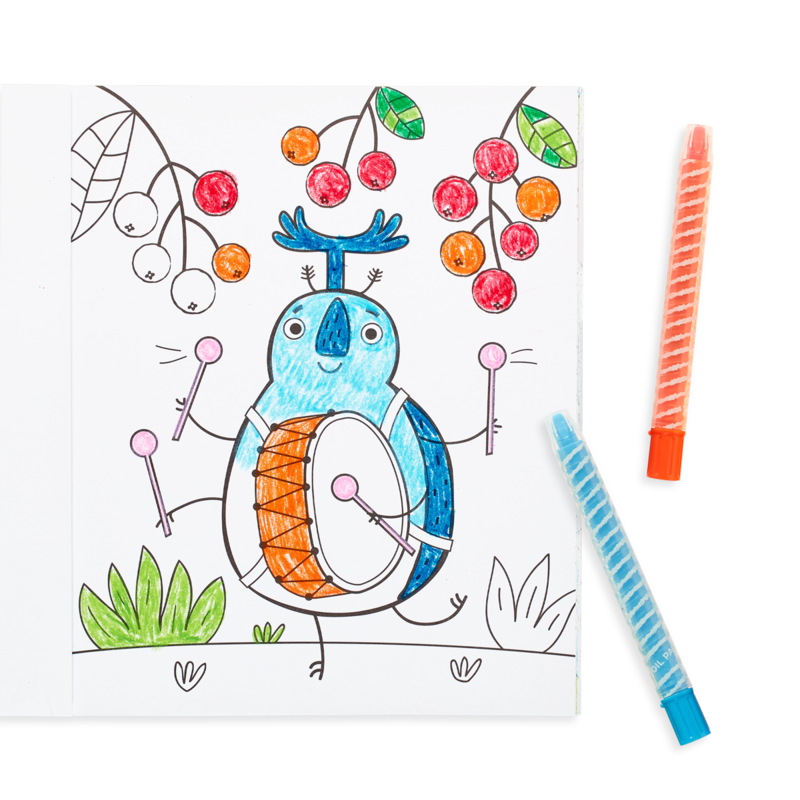 Ooly Coloring Book - Busy Bug Buddies