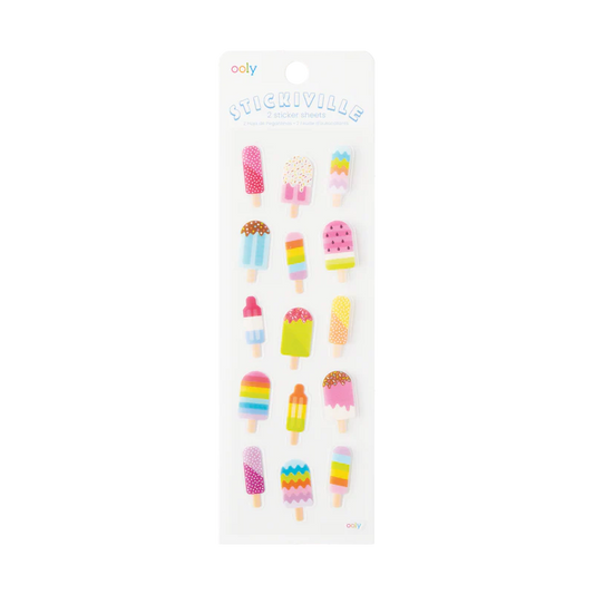 Ooly Stickiville Stickers - Ice Pops
