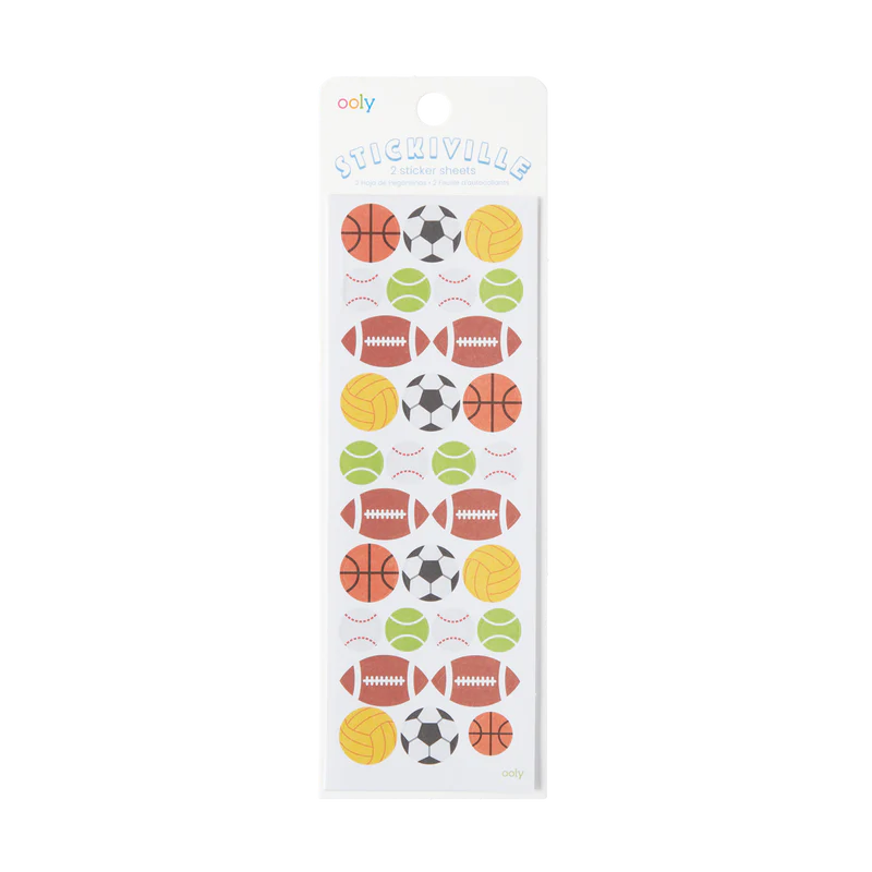 Ooly Stickiville Stickers - Sport Balls