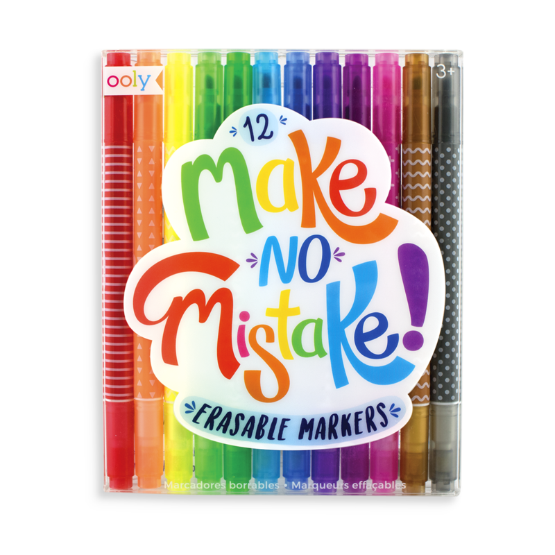 Ooly Make No Mistake Markers - Set of 12