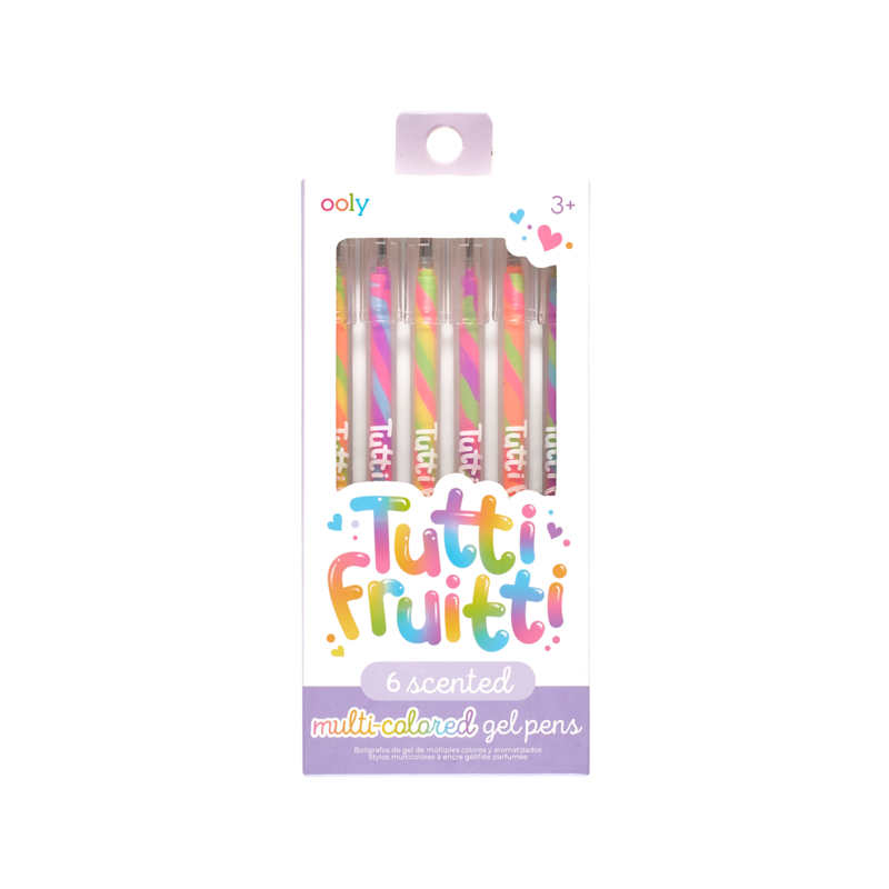 Ooly Tutti Frutti Gel Pens - Set of 6