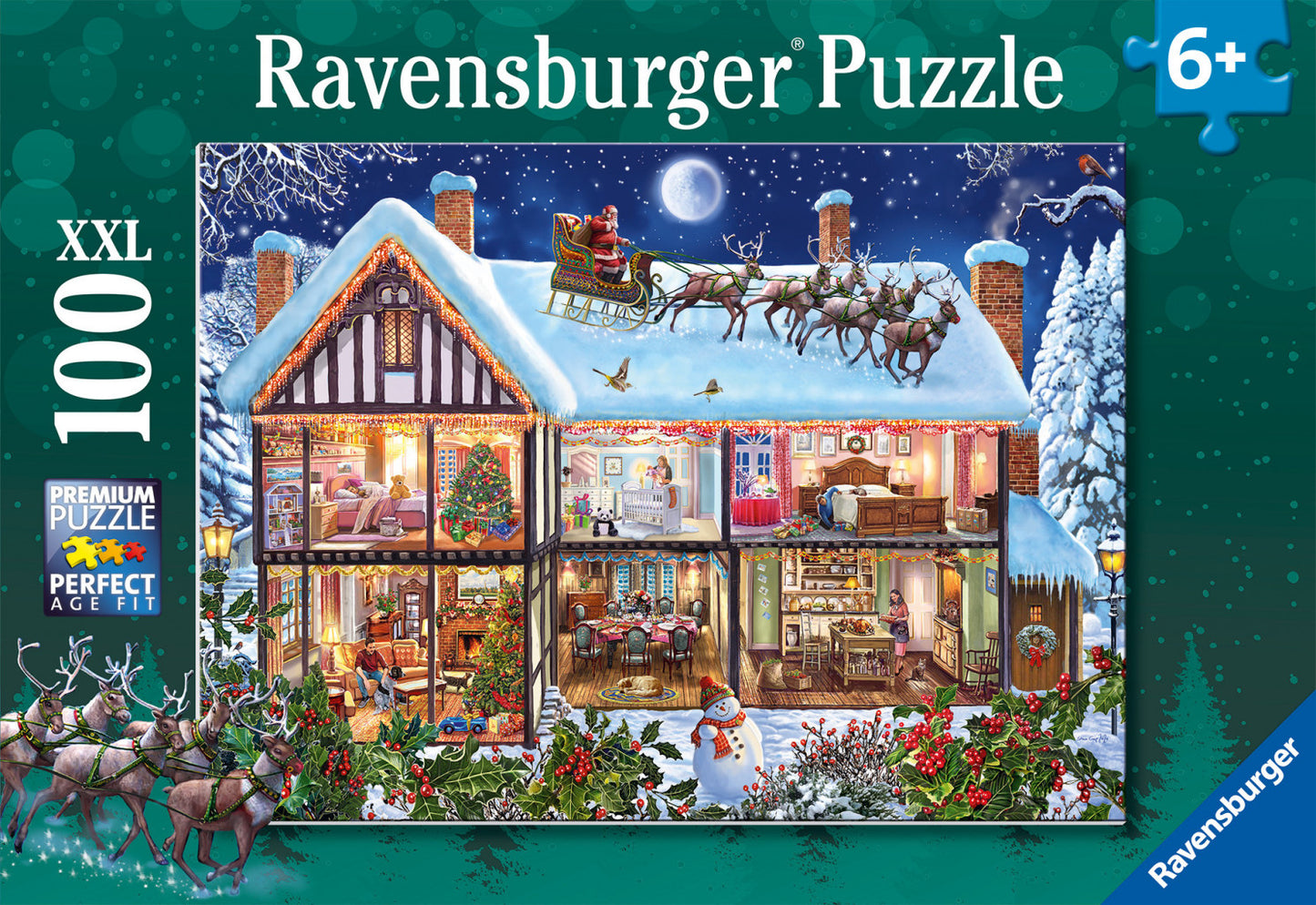 Ravensburger 100 Piece - Christmas at Home