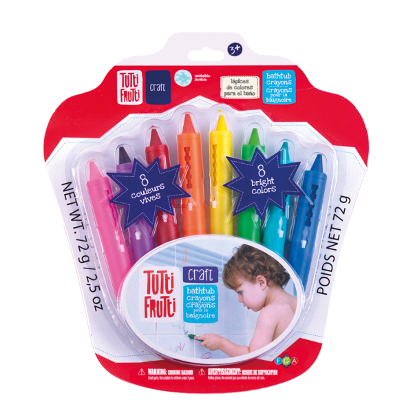 Tutti Frutti Bathtub Crayons