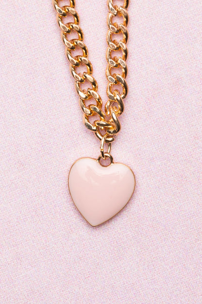 Great Pretenders Boutique Necklace - Chunky Chain Heart