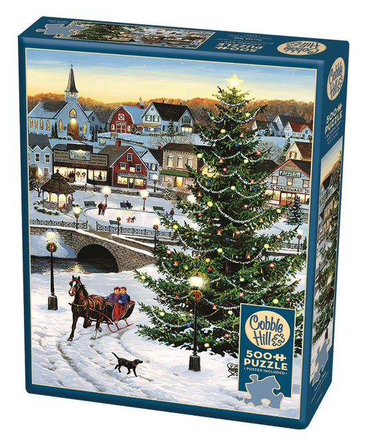 Village Tree 500 Piece Puzzle