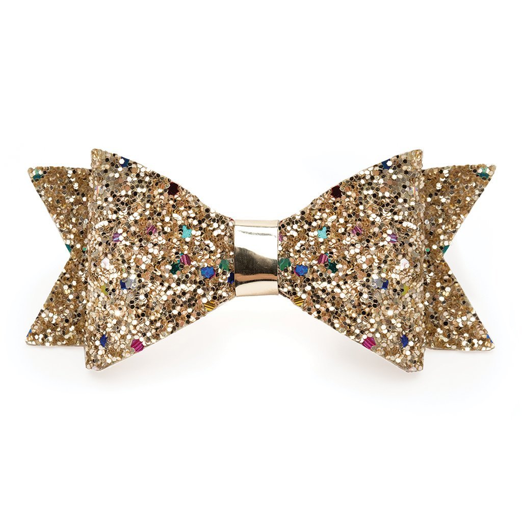 Great Pretenders Hairclip - Great Gold Bow