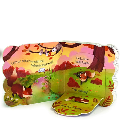 Lift-a-Flap Board Book: Babies in the Forest