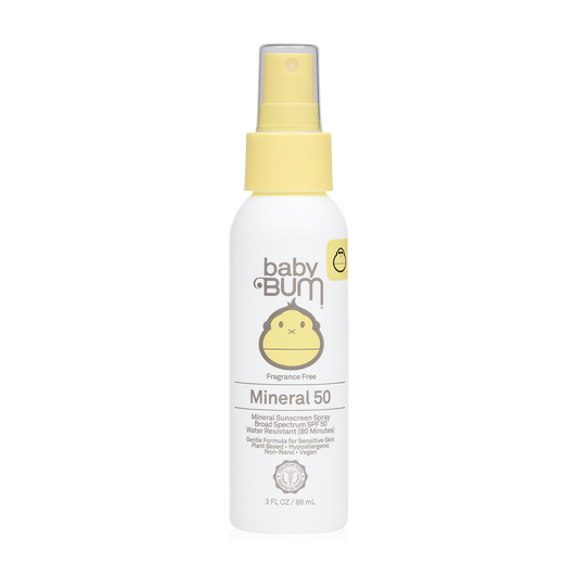 Baby Bum Mineral Sunscreen Spray SPF 50 - 3 oz