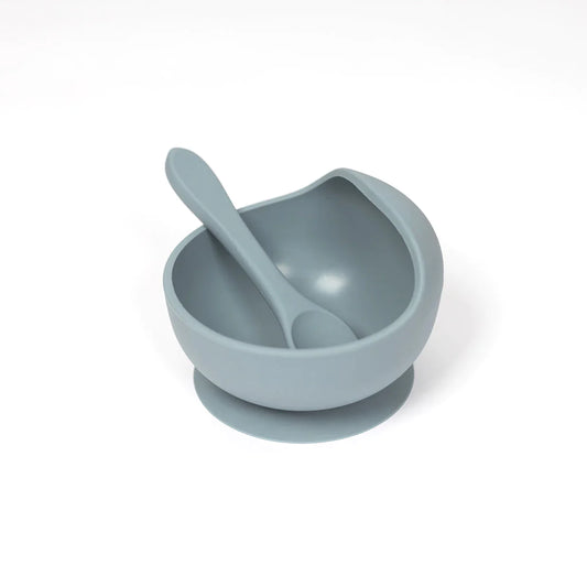 Lil North Co Silicone Suction Bowl & Spoon Set