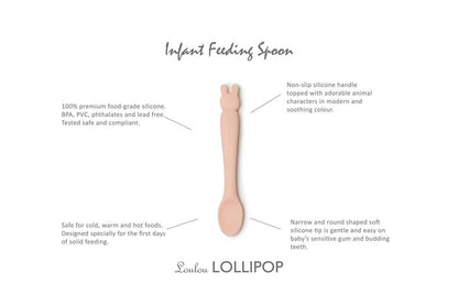 Loulou Lollipop Infant Feeding Spoon - Bunny