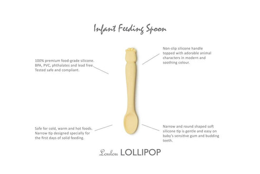 Loulou Lollipop Infant Feeding Spoon - Giraffe