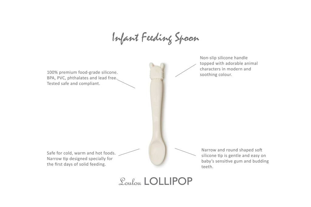 Loulou Lollipop Infant Feeding Spoon - Llama