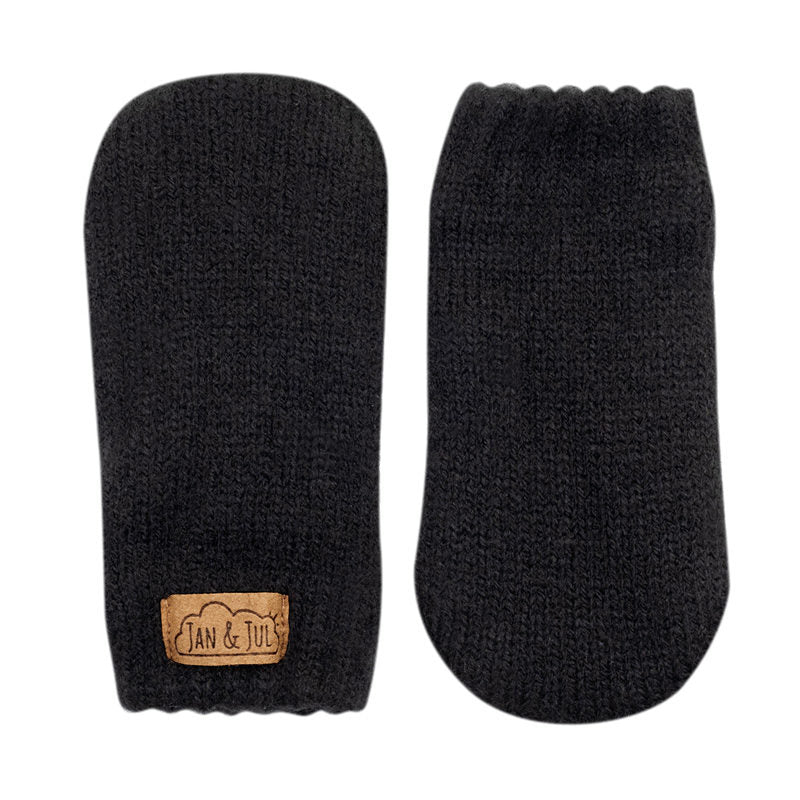 Knit Mittens - Black
