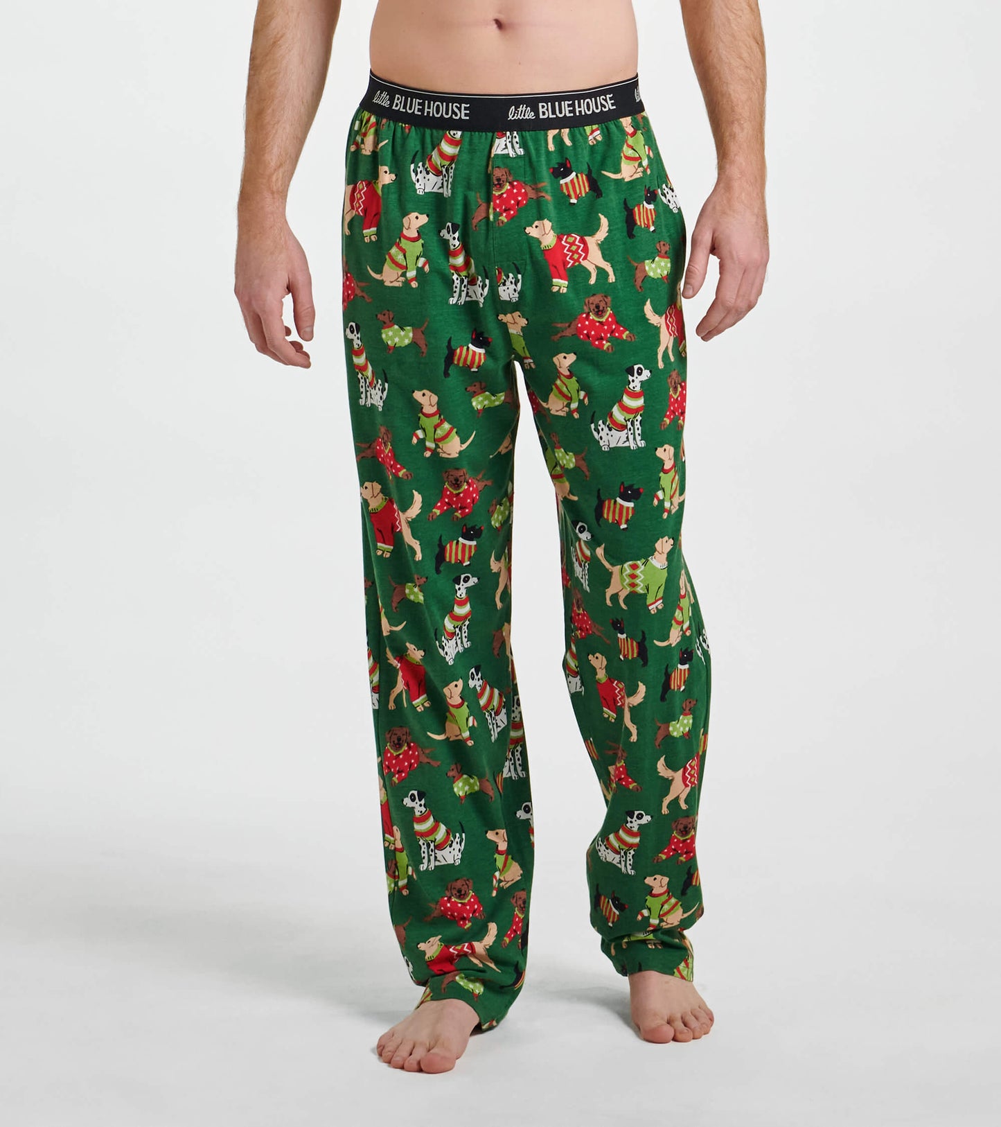 Little Blue House Men's Pajama Pants Med - Woofing Christmas (Final Sale)