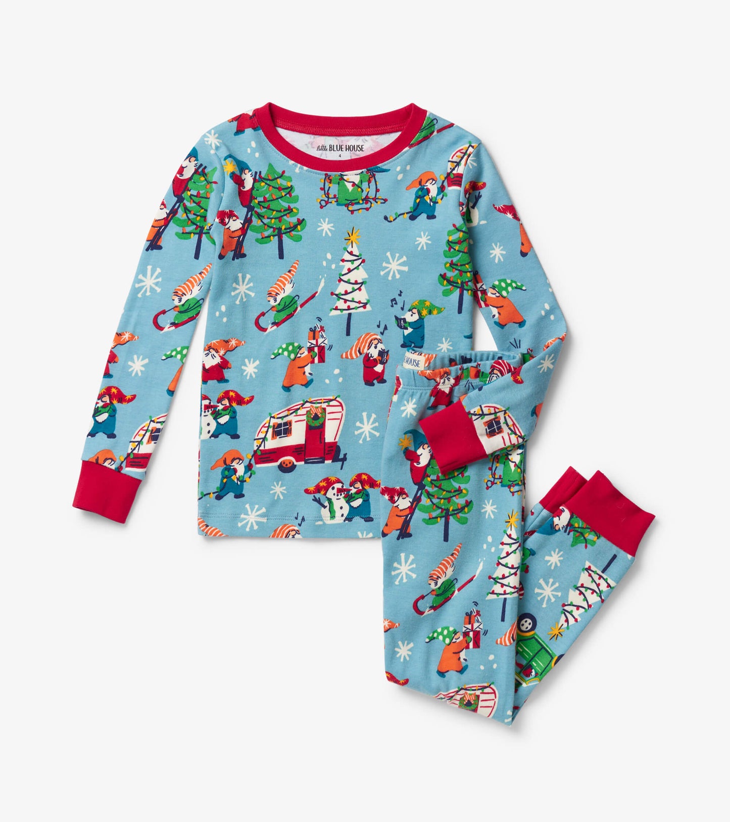 Little Blue House PJs - Blue Gnome for the Holidays