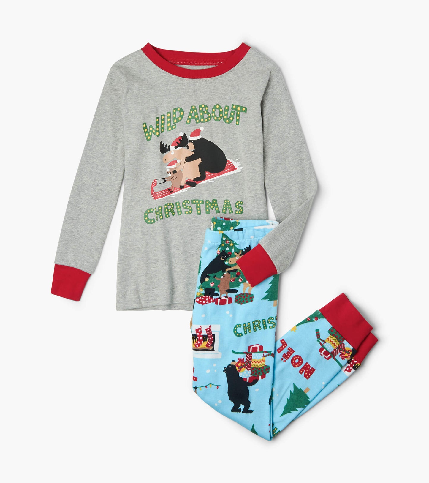 Little Blue House PJs - Wild About Christmas (last pair! 2 years)