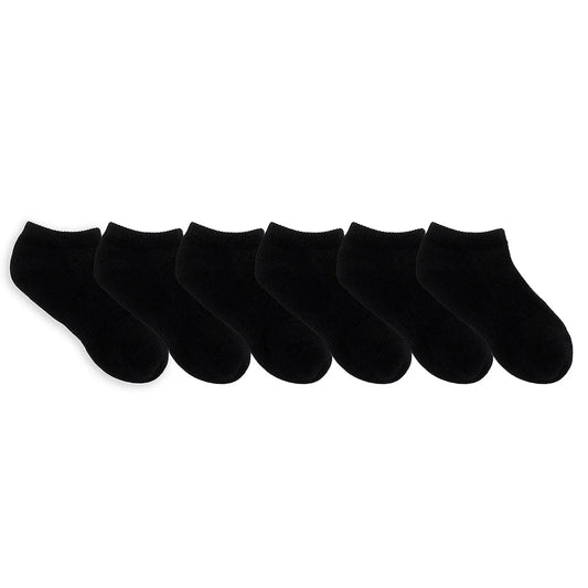 Robeez No Show Socks 6 pack - Black (Final Sale)
