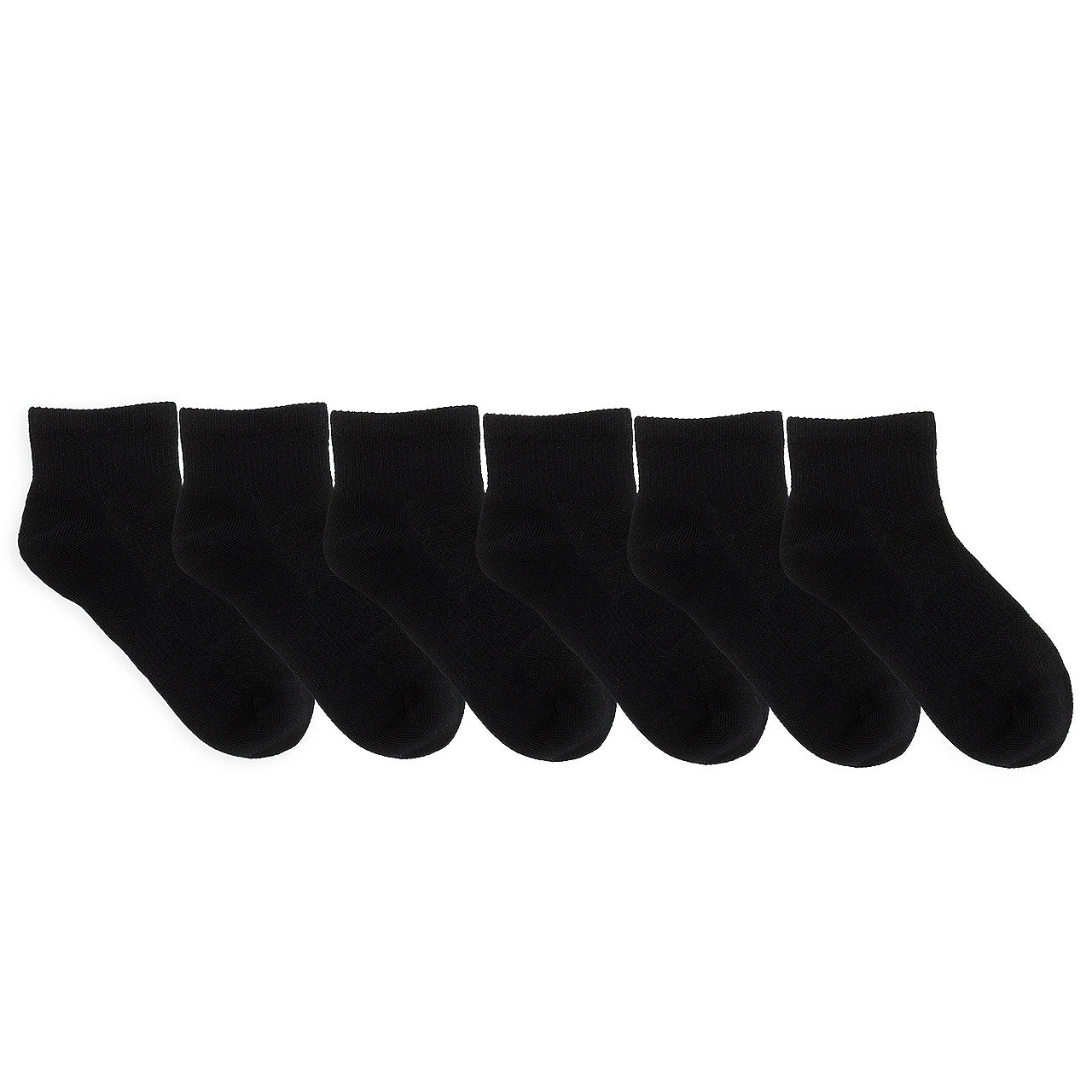 Robeez Quarter Socks 6 pack - Black (Final Sale)