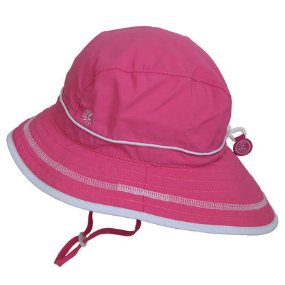 Calikids Quick Dry Beach Hat - Hot Pink