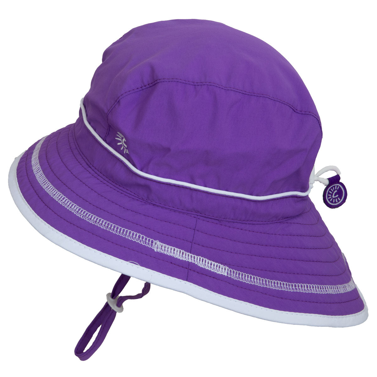 Calikids Quick Dry Beach Hat - Purple