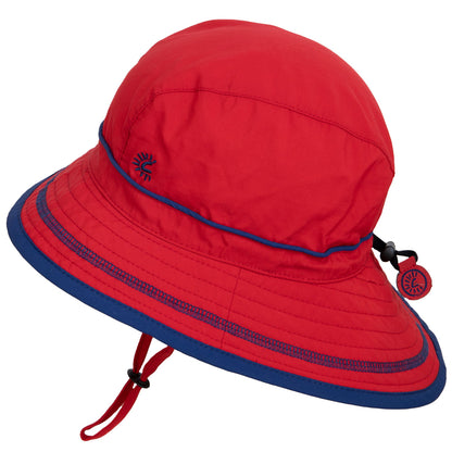 Calikids Quick Dry Beach Hat - Racy Red
