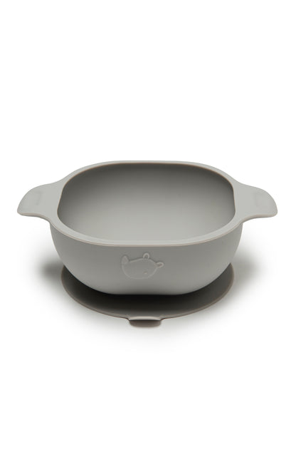 Loulou Lollipop Silicone Snack Bowl - Silver Grey