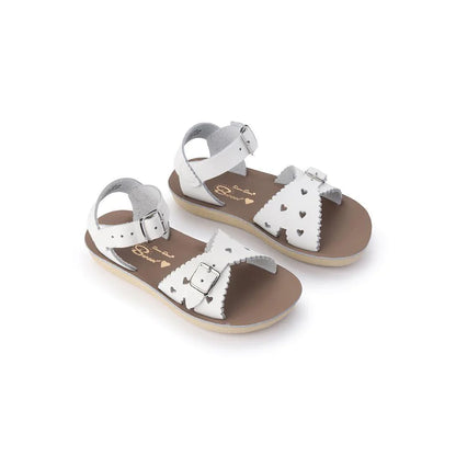 Saltwater Sweetheart Sandals - White