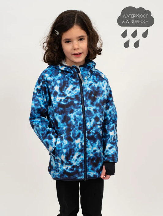 Therm All Weather Hoodie - Blue Tie Dye (girl's cut)