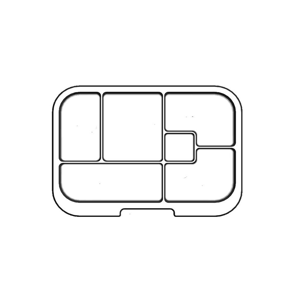 Munchbox Maxi 6 - Clear Tray