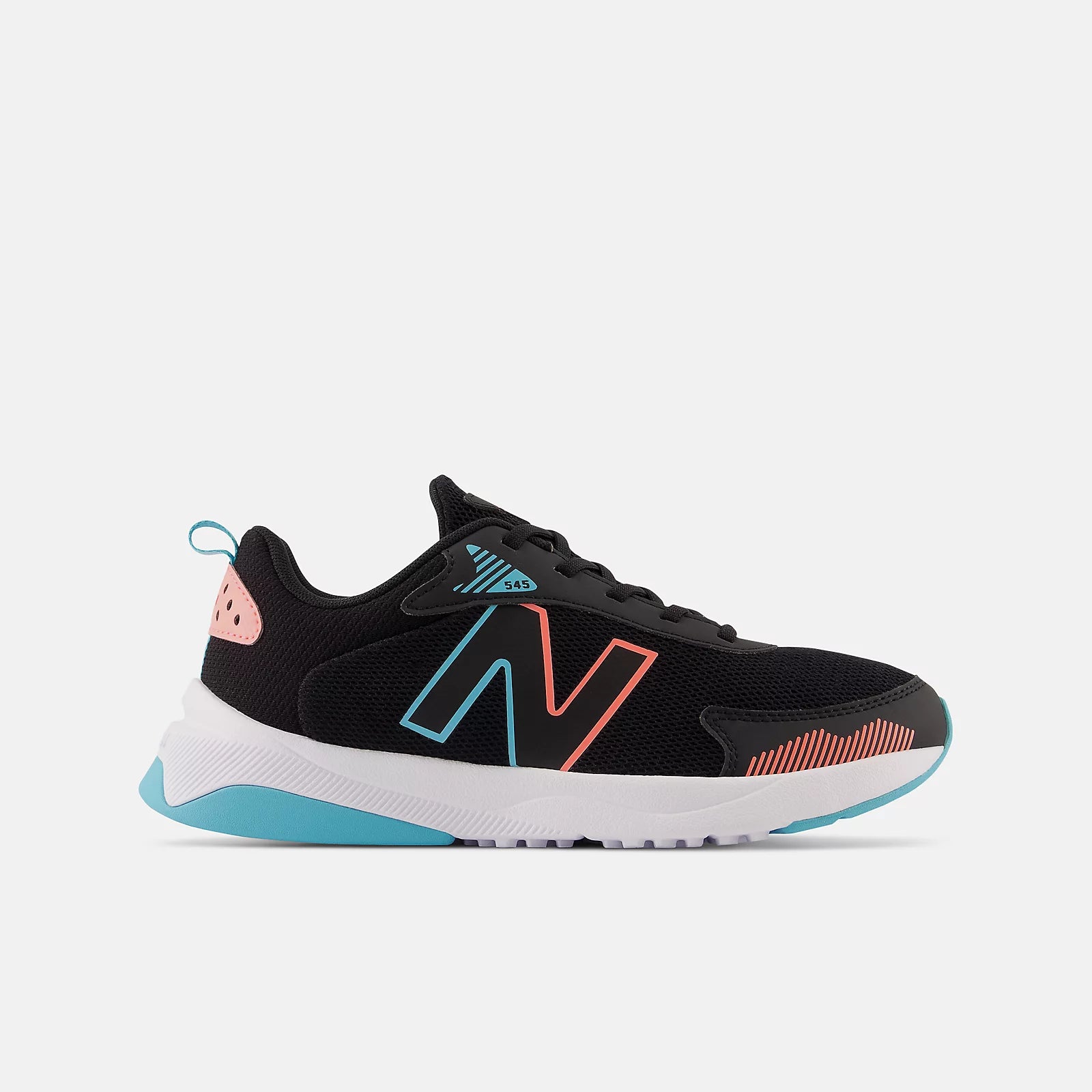 New Balance 545 Lace Up Black Grapefruit Final Sale