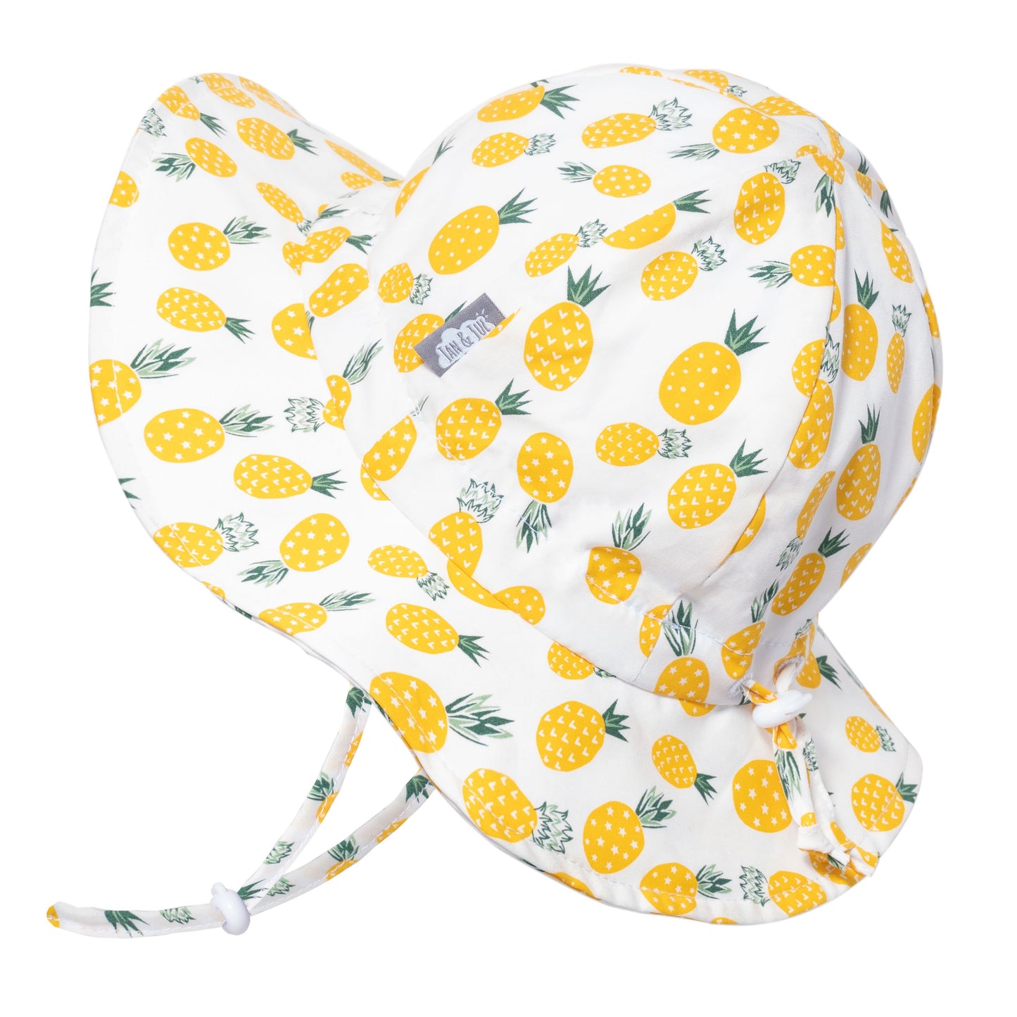 Jan & Jul Cotton Sun Hat - Yellow Pineapple